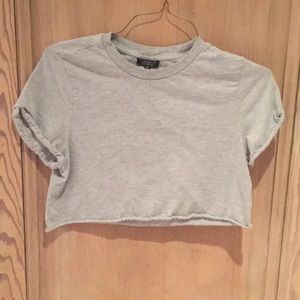 Topshop grey croptop